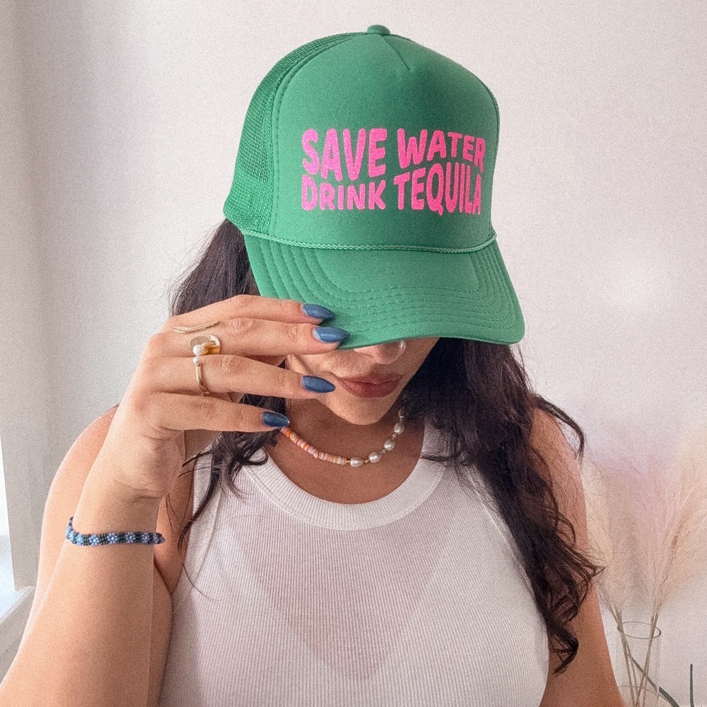 Save Water Drink Tequila Trucker Hat